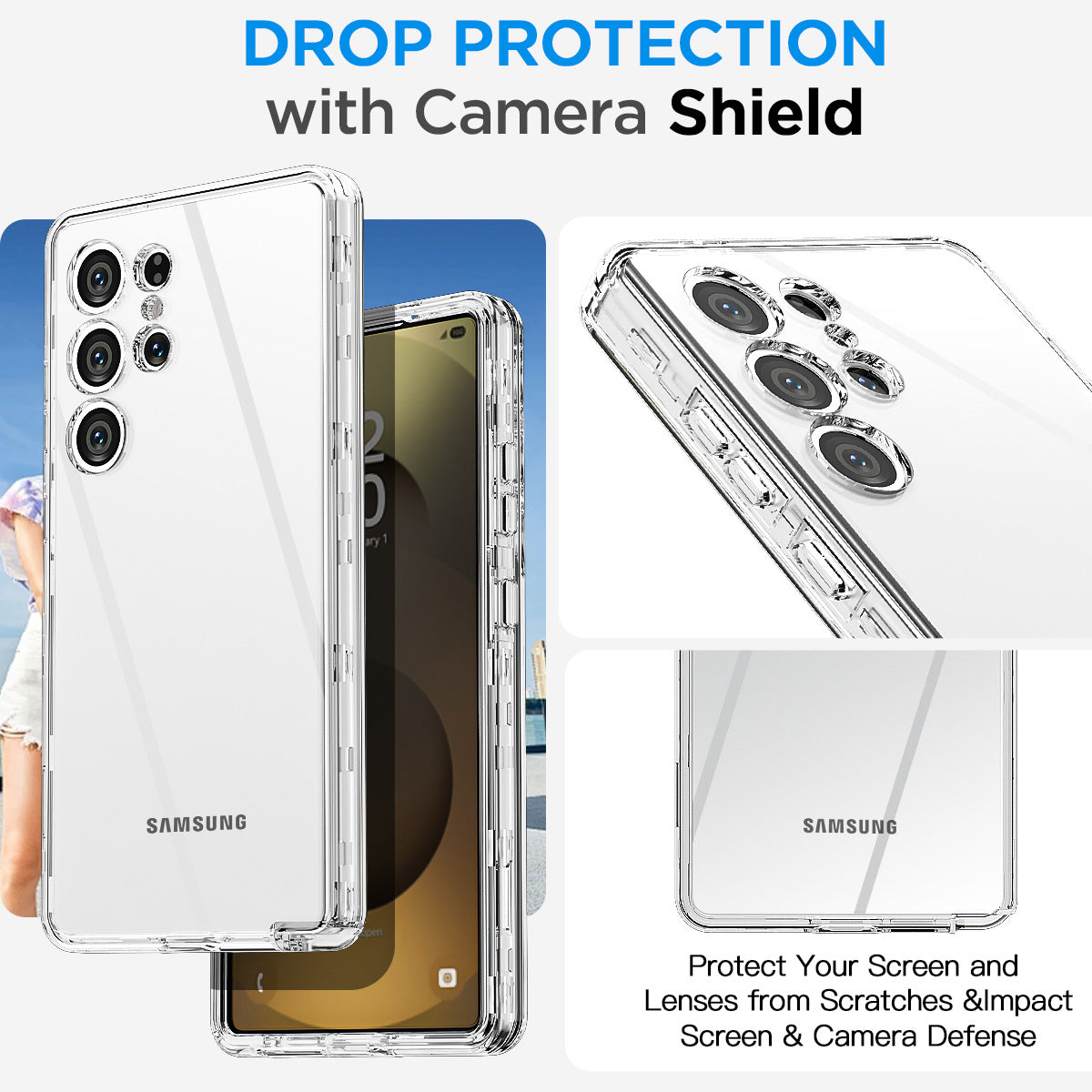 Military Grade Protection Ultra Clear Case For Samsung Galaxy S25 Ultra