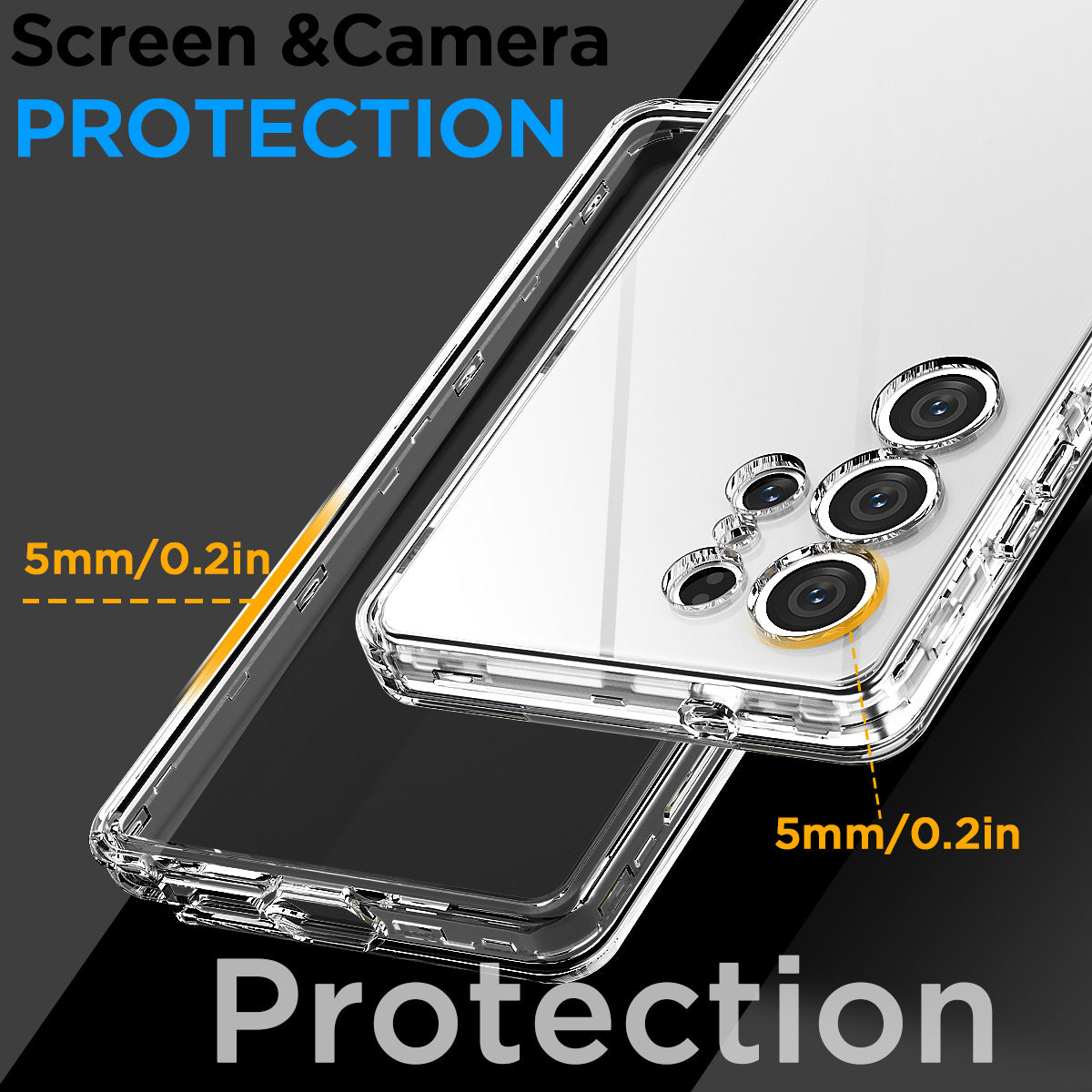 Military Grade Protection Ultra Clear Case For Samsung Galaxy S25 Ultra