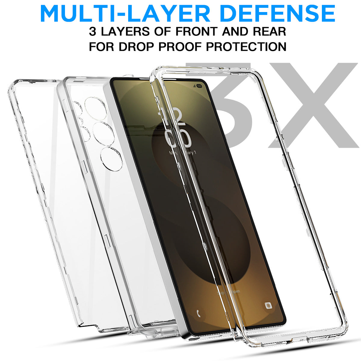 Military Grade Protection Ultra Clear Case For Samsung Galaxy S25 Ultra