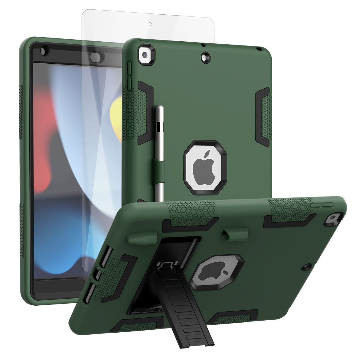 Heavy Duty Protective Case for iPad (7th, 8th, and 9th Generation)