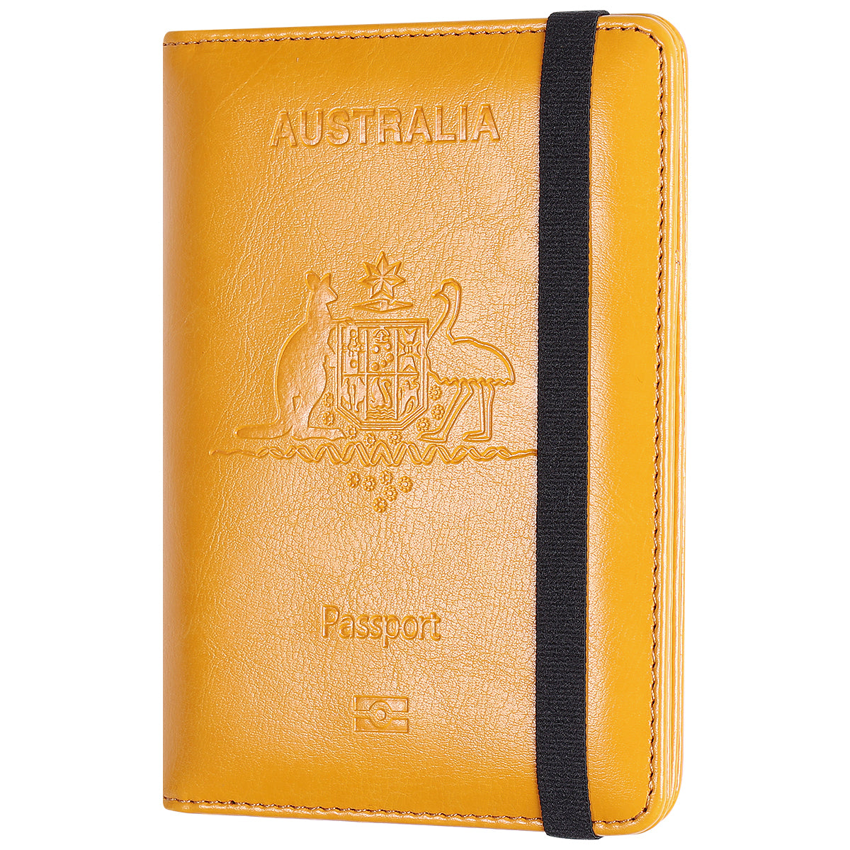 RFID Australian Passport Wallet Travel Passport ID Card Wallet Holder Cover RFID Blocking Leather Purse Case AU