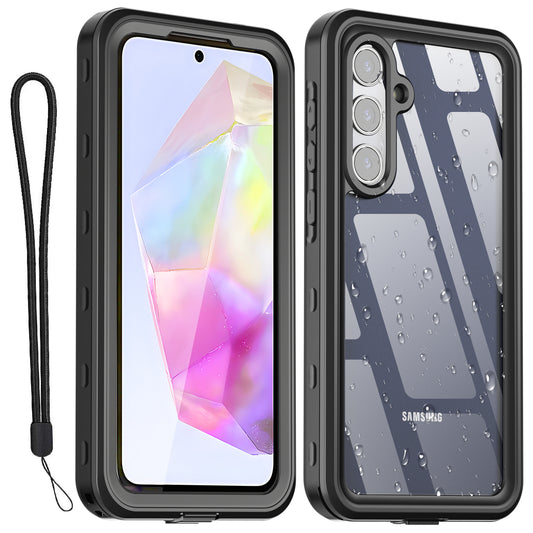 Waterproof Shockproof Heavy Duty Case with Strap for Samsung Galaxy A35 5G